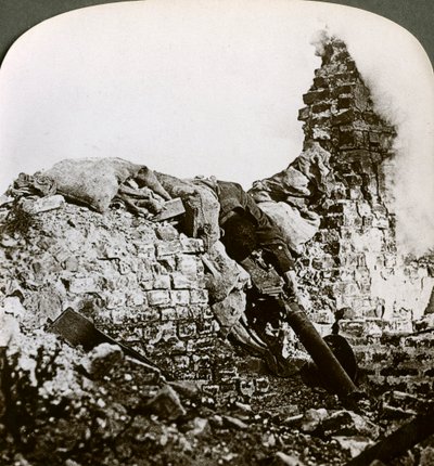 أخرج موقع مدفع رشاش ألماني ، مونشي ، معركة أراس ، الحرب العالمية الأولى ، 1917-1918. بواسطة واقعية يسافر الناشرين