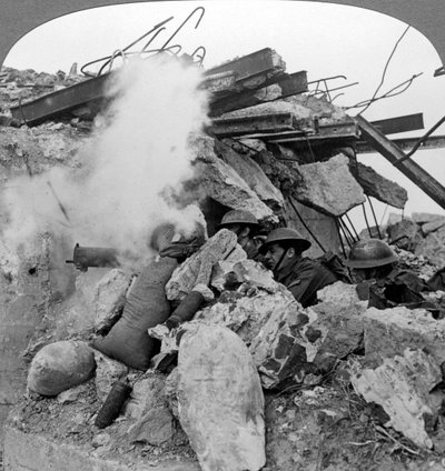 عش رشاش ، Poelcappelle ، بلجيكا ، الحرب العالمية الأولى ، 1914-1918. بواسطة واقعية يسافر الناشرين