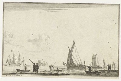 ممر مائي داخلي به العديد من السفن الشراعية Verscheyde Binne-Waters (عنوان المسلسل) الممرات المائية الداخلية (عنوان السلسلة) بواسطة رينير نومز