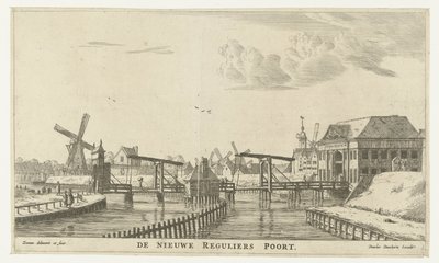 منظر لـ Derde Regulierspoort في أمستردام البوابة العادية الجديدة (العنوان على الكائن) مدينة جيتس أمستردام (عنوان المسلسل) صور جديدة وملفتة للنظر لبوابات مدينة أمستردام كشف عنها R.N. بحار (عنوان المسلسل بواسطة رينير نومز