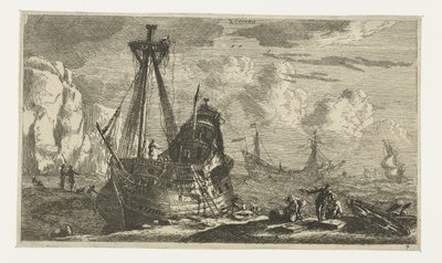 سفينة شراعية مفككة Quelque Navieres (عنوان المسلسل) بعض السفن الشراعية (عنوان السلسلة) بواسطة رينير نومز