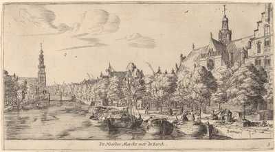 Noordenmarkt مع Noorden Kerk (The Noorder Marckt with the Kerck) بواسطة رينير نومز ، ودعا زيمان