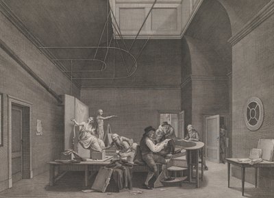 أكاديمية الرسم في جمعية Felix Meritis في أمستردام ، كاليفورنيا. 1800. بواسطة رينير فينكيليس