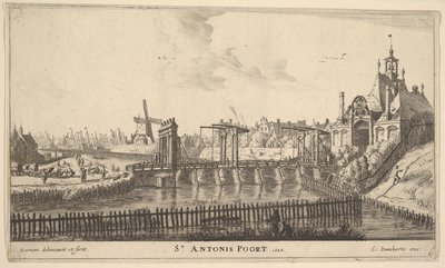 سانت أنتونيس بورت ، أمستردام ، منتصف القرن السابع عشر. بواسطة رينير زيمان