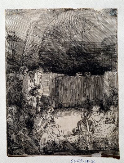 معرض جسد المخلص رسم رامبرانت هارمنزون فان راين (1606-1669) فلورنسا ، أوفيزي (مكاتب) ، غابينيتو ديسيغني إي ستامب بواسطة رامبرانت فان راين