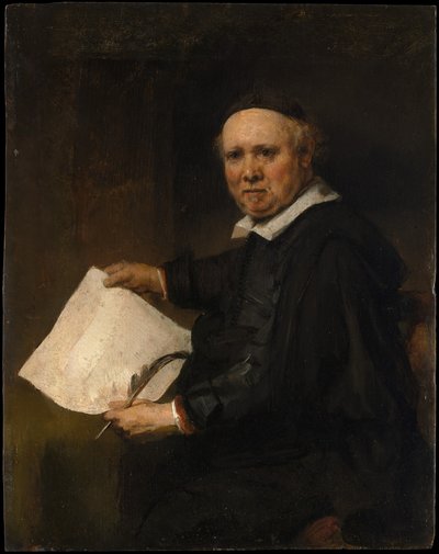 Lieven Willemsz van Coppenol (زيت على بلوط) بواسطة رامبرانت فان راين
