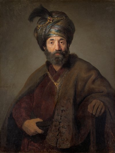 رجل بالزي الشرقي ، حوالي عام 1635 (زيت على قماش) بواسطة رامبرانت فان راين