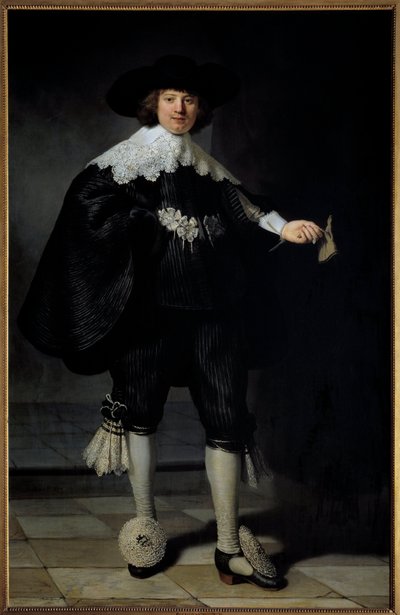 صورة لميرتنز سولمانس لوحة بواسطة هارمنز فان راين رامبرانت (1606-1669) مجموعة خاصة 1634 - صورة لميرتنز سولمانز. لوحة هارمنز فان راين رامبرانت (1606-1669) بواسطة رامبرانت فان راين