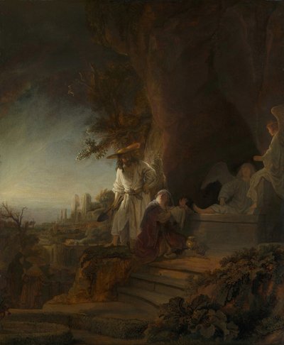 يظهر المسيح لمريم المجدلية نولي لي تانجير ، 1638. بواسطة رامبرانت فان راين