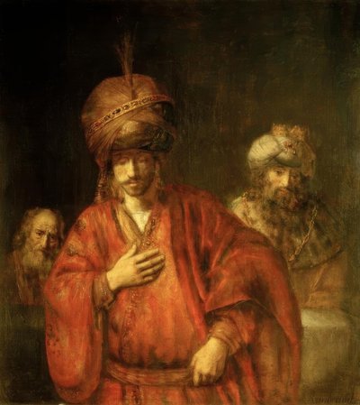 هامان من صالح بواسطة رامبرانت فان راين