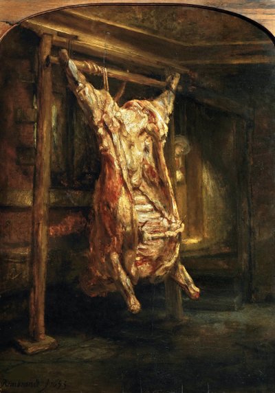 ثور مذبوح ، 1655. بواسطة رامبرانت فان راين