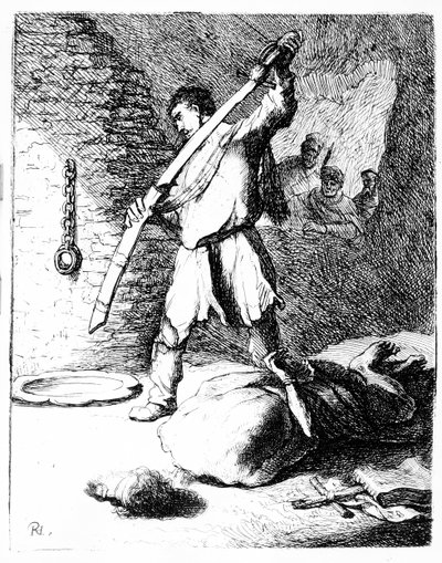 قطع رأس يوحنا المعمدان ، 1627 بواسطة رامبرانت فان راين