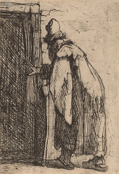 عمى طوبيا: رسم تخطيطي ، ج. 1629. بواسطة رامبرانت فان راين