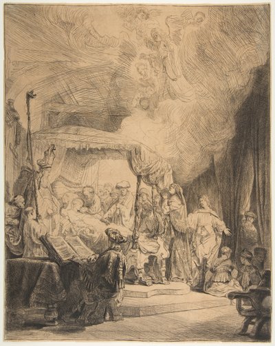 وفاة العذراء ، 1639. بواسطة رامبرانت فان راين