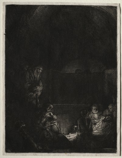 القبر ، ج. 1654. بواسطة رامبرانت فان راين