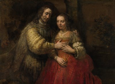 العروس اليهودية ، c.1667 بواسطة رامبرانت فان راين