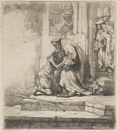 عودة الابن الضال ، 1636. بواسطة رامبرانت فان راين