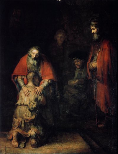 عودة الابن الضال ، c1668 بواسطة رامبرانت فان راين