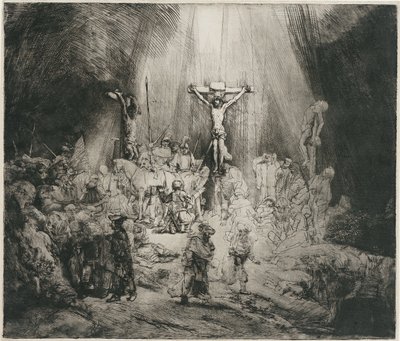 الصلبان الثلاثة ، ج. 1653 بواسطة رامبرانت فان راين