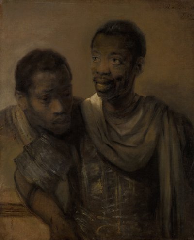 اثنان أسود ، 1661 بواسطة رامبرانت فان راين