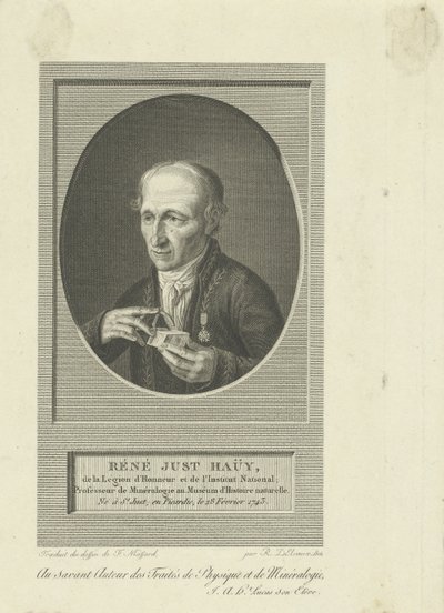 صورة لرينيه جست هاي 1743-1822 ، 1804. بواسطة ريمي هنري جوزيف ديلفو