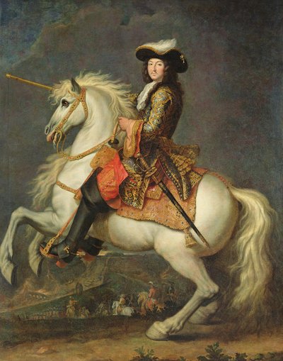 صورة الفروسية لويس الرابع عشر (1638-1715) بواسطة رينيه أنطوان حواس
