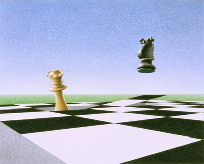 الملكة والحصان بواسطة رينيه بوين