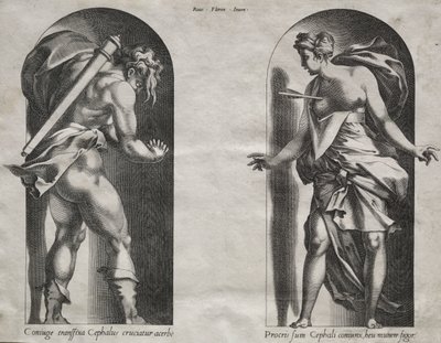 Cephalus و Procris في محورين بواسطة رينيه بويفين