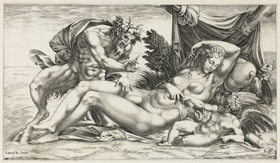 كوكب المشتري و Antiope بواسطة رينيه بويفين