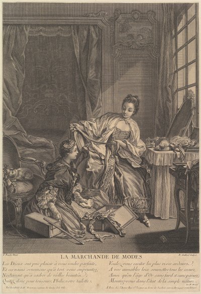 فاشون ميرشانت ، 1746-55. بواسطة رينيه جيلارد
