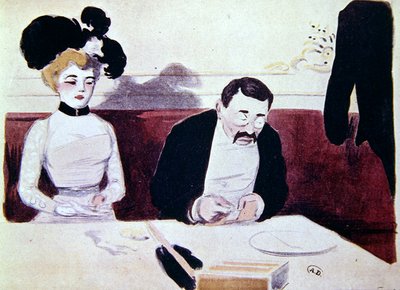 "La Douloureuse" ، حوالي 1900 (ألوان مائية على ورق) بواسطة رينيه جورج هيرمان بول
