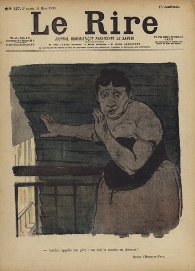 رسم توضيحي لـ Le Rire بواسطة Rene George Hermann Paul