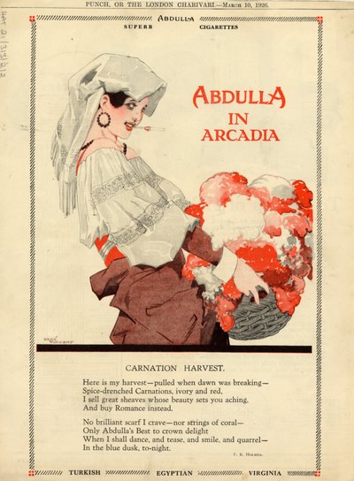 سجائر عبد الله ، 1926 بواسطة رينيه فنسنت
