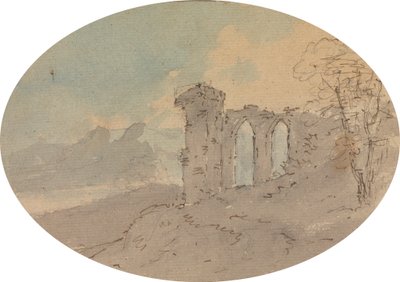 منظر خراب القلعة بواسطة Rev. William Gilpin