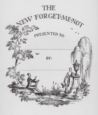 The New Forget-Me-Not ... مقدم إلى ... بواسطة (litho) بواسطة ريكس (بعد) ويسلر
