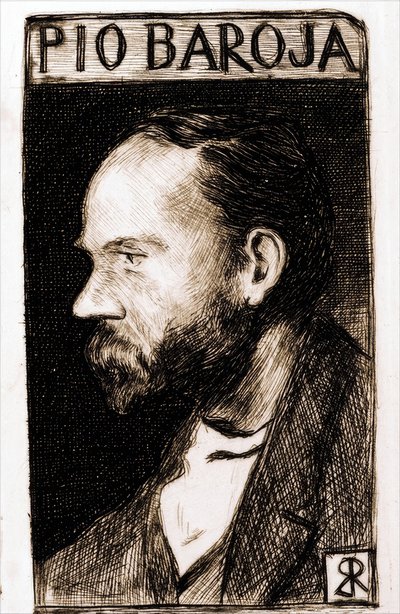 رسم لـ "Ex Libris بواسطة ريكاردو باروخا