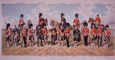 Scottish Regiments of the British Army in 1895 بواسطة ريتشارد (بعد) سيمكين
