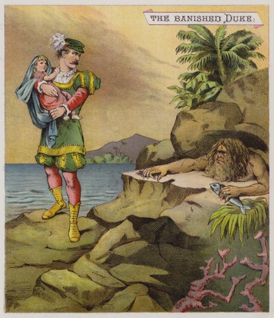 رسم توضيحي لـ The Tempest (chromolitho) بواسطة ريتشارد أندريه