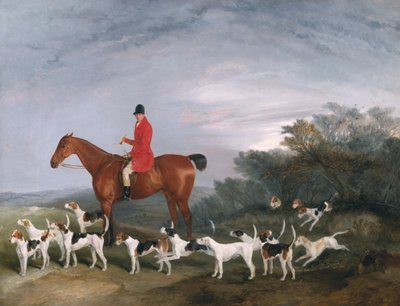 خارج الصيد ، 1841 بواسطة Richard Barrett Davis