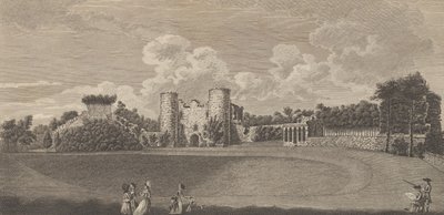 قلعة تونبريدج في مقاطعة كينت ، من كتاب إدوارد هاستد ، التاريخ و ... ، 1777-90. بواسطة ريتشارد برنارد جودفري