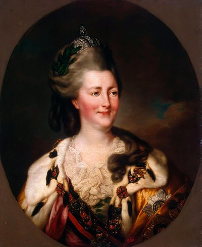 صورة الإمبراطورة كاثرين الثانية ، 1729-1796 ، 1782. بواسطة ريتشارد برومبتون