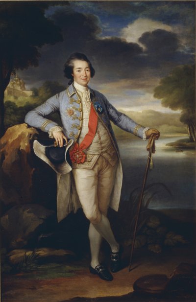 صورة الأمير ألكسندر كوراكين 1752-1818 ، ج. 1780 بواسطة ريتشارد برومبتون
