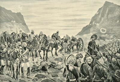 هجوم في وادي كورام ، 1901. بواسطة ريتشارد كاتون الثاني وودفيل