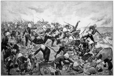 معركة ماجوبا هيل ، حرب البوير الأولى ، 26-27 فبراير 1881 بواسطة ريتشارد كاتون الثاني وودفيل
