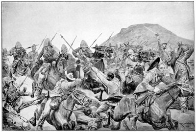 المسؤول عن لانسر الخامس في Elandslaagte ، حرب البوير الثانية ، 21 نوفمبر 1899. بواسطة ريتشارد كاتون الثاني وودفيل