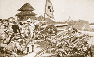 حركة الملاكم ، توضيح من "تاريخ هاتشينسون للأمم" ، ج .1910 بواسطة ريتشارد كاتون وودفيل