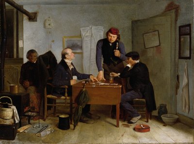 لاعبو البطاقة ، 1846 بواسطة ريتشارد كاتون وودفيل