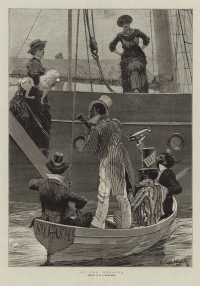 في Regatta بواسطة Richard Caton Woodville junior
