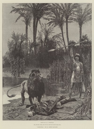 كليوباترا من تأليف H Rider Haggard بواسطة Richard Caton Woodville junior
