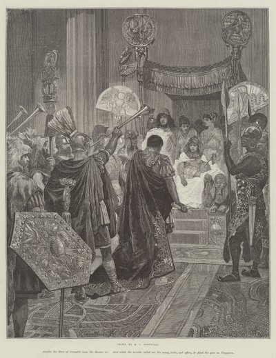 كليوباترا من تأليف H Rider Haggard بواسطة Richard Caton Woodville junior